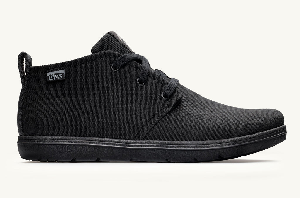 Chukka Lems Lona Botas Hombre Negras | ILL3665NV