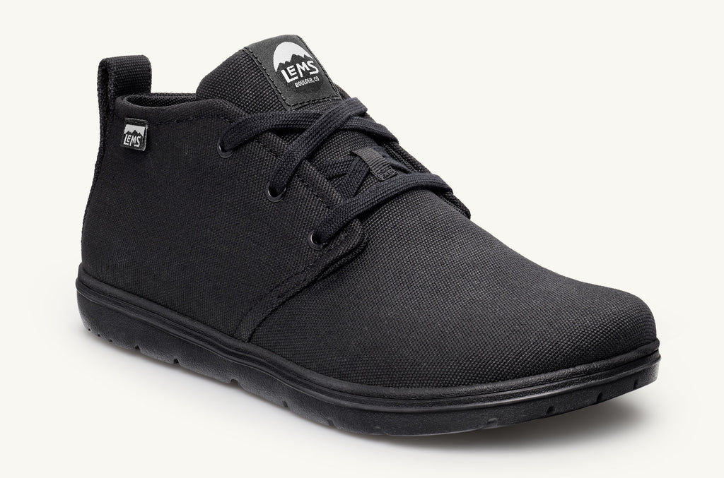 Chukka Lems Lona Botas Hombre Negras | ILL3665NV